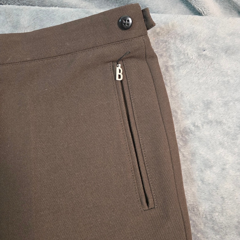 Bogner Fortiss Vintage Men Ski Pants 36 Brown Wool Blend Stirrup Western Germany - Picture 7 of 16